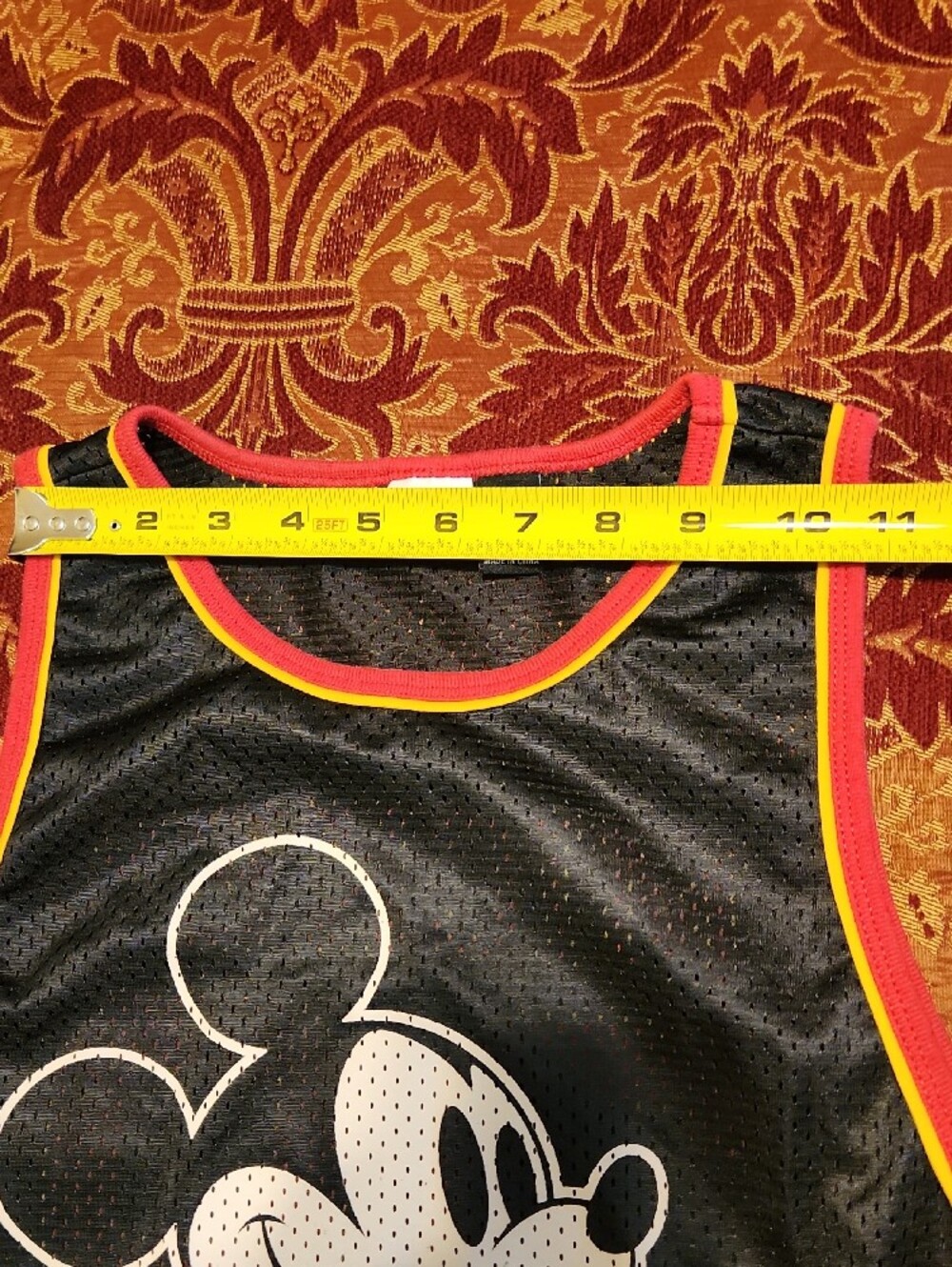 Disney Black Mesh Mickey Mouse Tank, Like New, Large - Picture 8 of 8